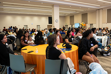 Attendees at Memorial's 4th Annual Maternal Health Baby Shower at Memorial Regional Hospital's Conference Center