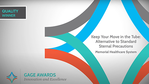 Gage Awards Quality Winner 2022