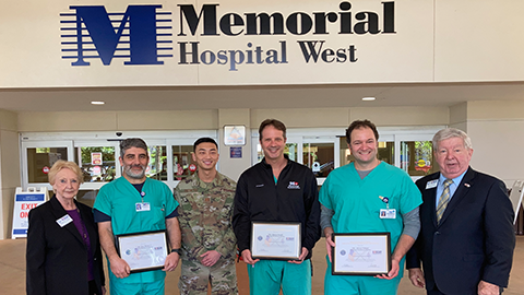 memorial hospital west patriot award recipients