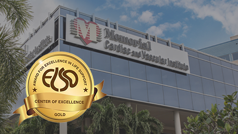 Memorial Cardiac and Vascular Institute at Memorial Regional Hospital ELSO Award for Excellence in Life Support Gold Center of Excellence