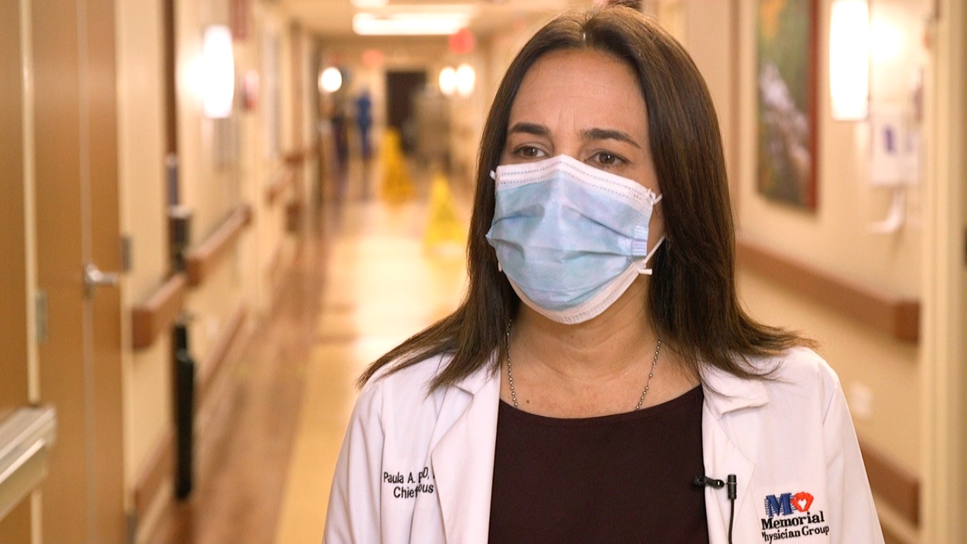 Dr. Paula Eckardt masked