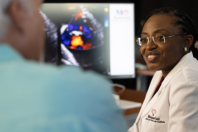 Patient Chris with Doctor Adewale