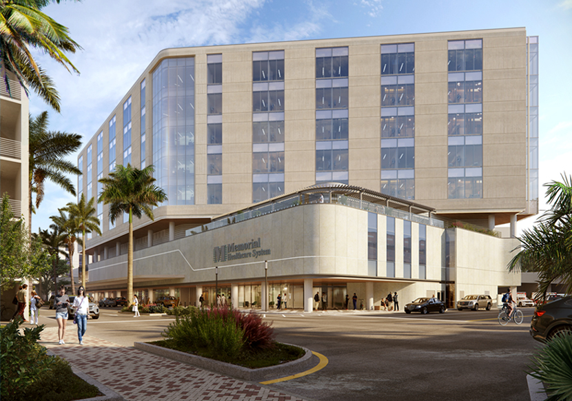 Entrance rendering of MRH Tower